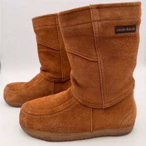 Steger Mukluks Suede Boots - Maple